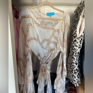 Mini Poncho Dress/Cover up